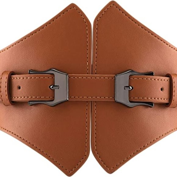 Boutique Other - Women Elastic Wide Band Dress Belt Cinch Stretch Fashion Vintage Waistband PU